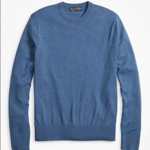 Brooks Brothers Brookstech Merino Wool Crew Neck L